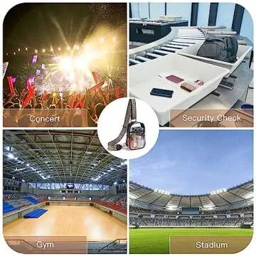 Telena Clear Bag for Concerts and Travel - Stylish & Functional