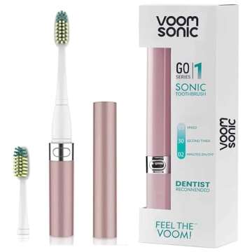 Voom Sonic Go 1 Travel Electric Toothbrush for All Ages