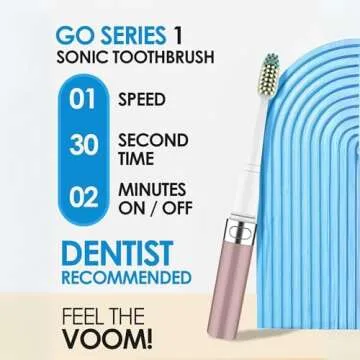 Voom Sonic Go 1 Travel Electric Toothbrush for All Ages