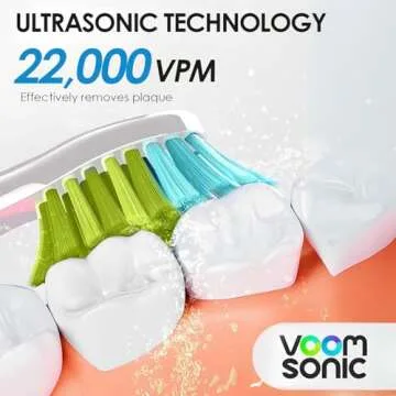 Voom Sonic Go 1 Travel Electric Toothbrush for All Ages