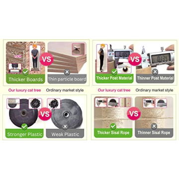 Go Pet Club Cat Tree for Cats and Kittens, Beige