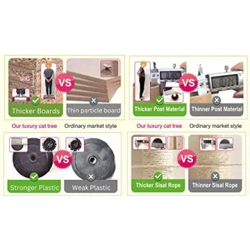 Go Pet Club Cat Tree for Cats and Kittens, Beige