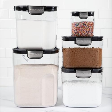 ProKeeper+ Airtight Food Storage Container Set – 9-Piece Kitchen Organization with Magnetic Access...