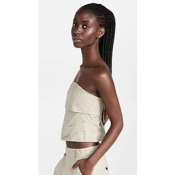 Lioness Women's Smokeshow Strapless Top, Sage, Green, M