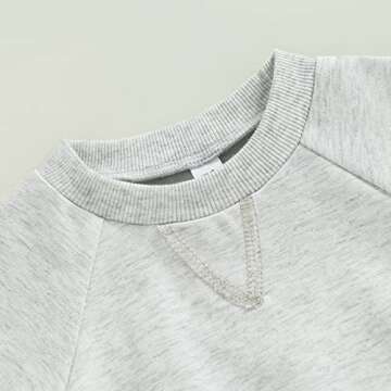 Stylish 2-Piece Baby Boys Summer Outfit Set - Gray