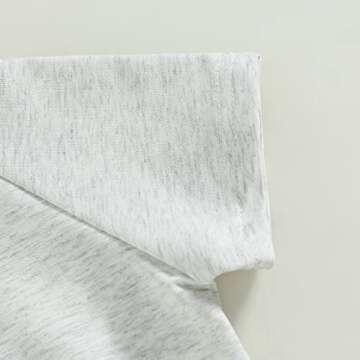 Stylish 2-Piece Baby Boys Summer Outfit Set - Gray