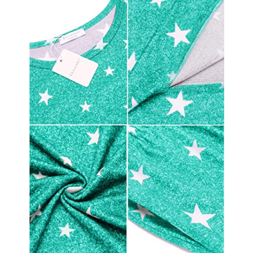 Ekouaer Soft Women's Pajama Set with Pockets