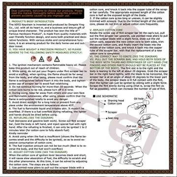 XIFEI Keychain Bottle Opener and Matchstick Fire Starte Great Keychain Kerosene Lighter