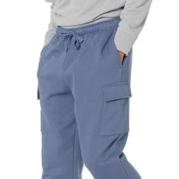 Comfortable Cargo Fleece Sweatpants for Men