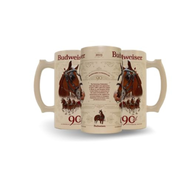 Budweiser 90th Anniversary Clydesdale Collector's Stein Mug
