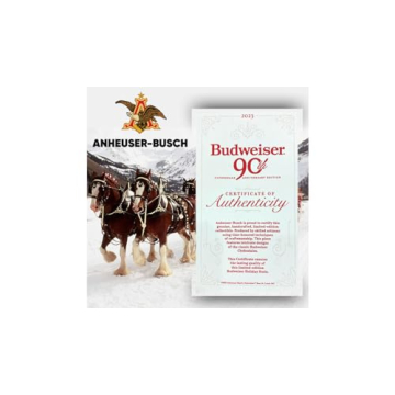 Budweiser 90th Anniversary Clydesdale Collector Stein Mug