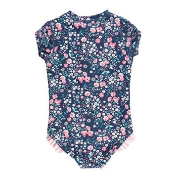 RuffleButts® Girls Rash Guard - Stylish Sun Protection
