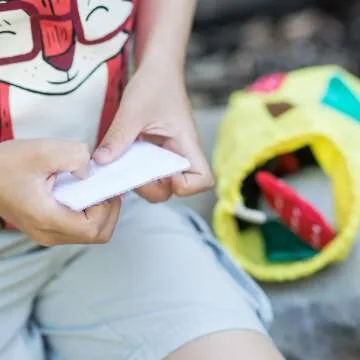 Sensory Squares Beanbags for Toddlers - 20 Pack