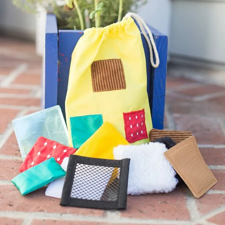 Sensory Squares Beanbags for Toddlers - 20 Pack