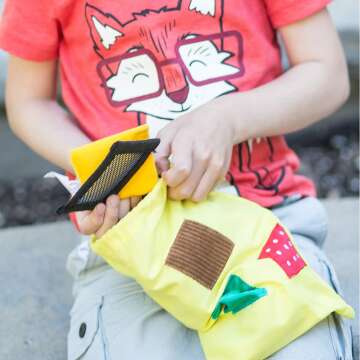 Sensory Squares Beanbags for Toddlers - 20 Pack