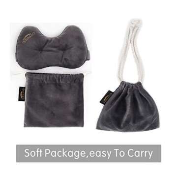 Cozynight Weighted Sleep Mask-Sleep Eye Masks for Sleeping-Eye Cover That Blocks Out Light to Help Relaxation and Night Sleep-Comfortable Blackout Sleeping Mask 0.8 lbs