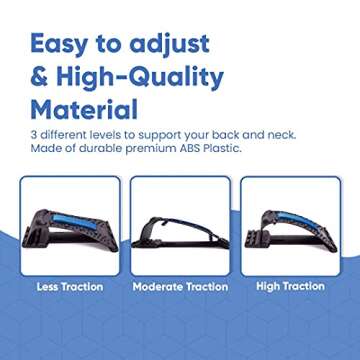 Lower Back Stretcher and Neck Stretcher (2 Pack) - Back Cracker Spine Stretcher - Spine Deck Back Stretcher for Pain Relief - Decompression Lumbar Stretcher Device - Back Stretcher for Posture (2)