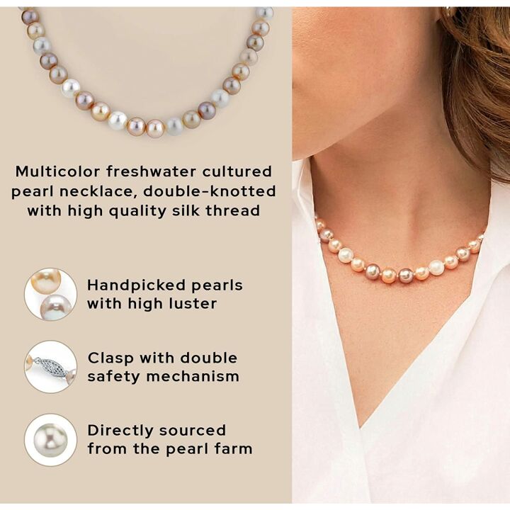 Freshwater Pearl Necklace for Women - Elegant Gift