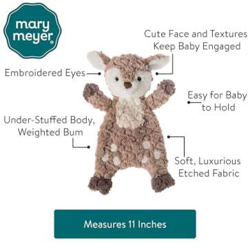 Mary Meyer Putty Nursery Lovey Soft Toy, 11-Inches, Fawn