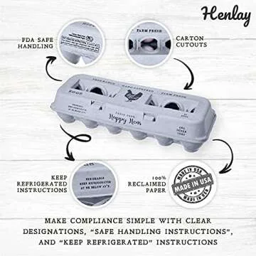 25 Vintage Egg Cartons - Eco-Friendly & Adorable Design