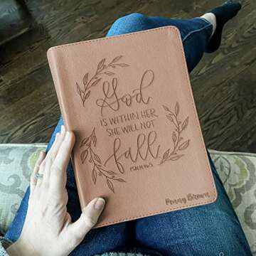 CSB, She Reads Truth Bible, Rose Gold, Hand Lettered and Engraved, Custom Name Engraving Available, ...