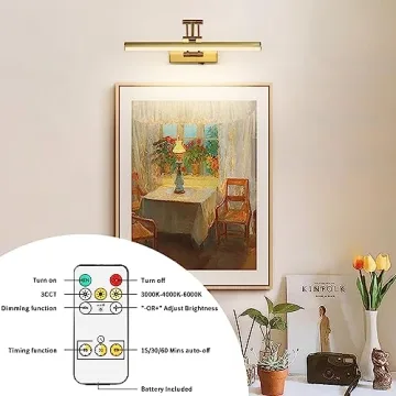 Joossnwell Wireless Picture Light with Remote Control