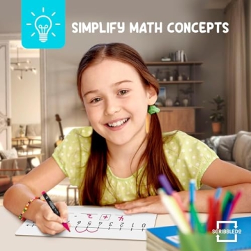 Premium Dual-Sided Number Line Board for Students 2 Pack