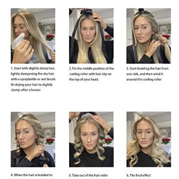 No Heat Silk Ribbon Curling Rod for Soft Waves Overnight