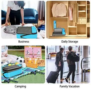 BAGAIL Compression Packing Cubes for Effortless Travel