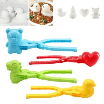 Duck Rice Mold: Fun Sushi & Snowball Maker for Kids (B-4PCS)