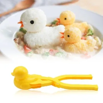 Duck Rice Mold – Fun Sushi Maker & Snowball Clip for Kids