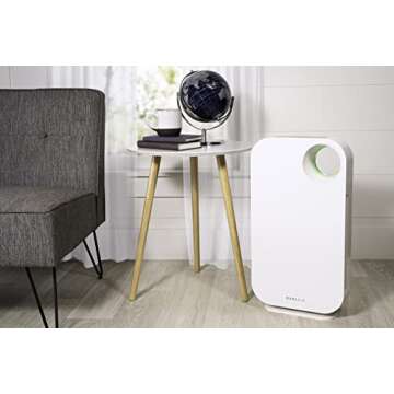 OVAL AIR AIR1000A 3-Stage H13 True HEPA 5-in-1 Air Purifier For Allergens,Dust,Pets,Allergies,Odor,S...