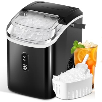 Nugget Ice Maker - 35.5Lbs/Day with Self-Cleaning & Easy Operation