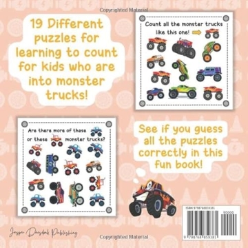 Count The Monster Trucks! I Spy Book for Kids Ages 2-5