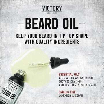 Victory Barber & Brand Beard Oil - Moisturizing Beard Conditioner