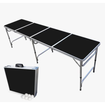 Black Stealth Edition PartyPong Beer Pong Table - Portable & Durable