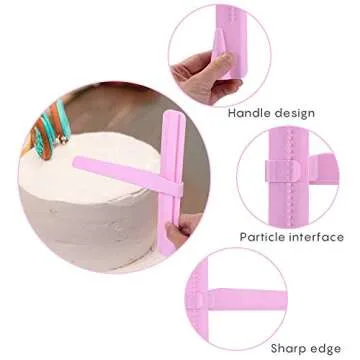 Adjustable Cake Scraper for Perfect Cake Edges