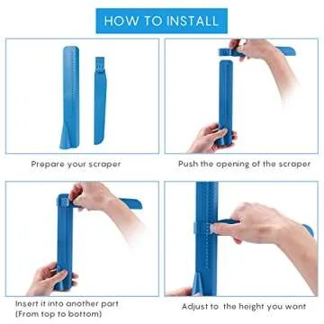 Adjustable Cake Scraper for Perfect Cake Edges