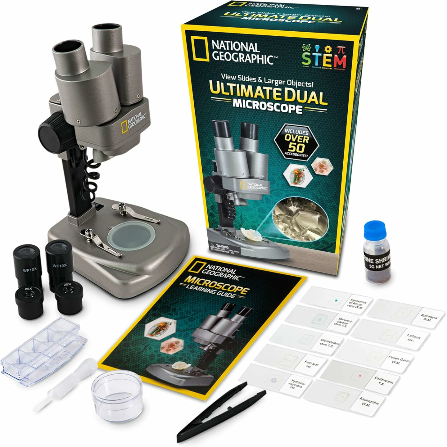 National Geographic Microscope Science Kit for Kids