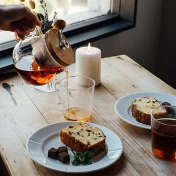 Hario Olive Wood Tea Pot - Elegant 700ml Heat-Resistant Design