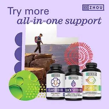 Zhou Organic Black Seed Oil - Pure, Vegan, Immune Support