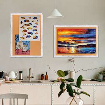 AMUSIGHT Cork Bulletin Board