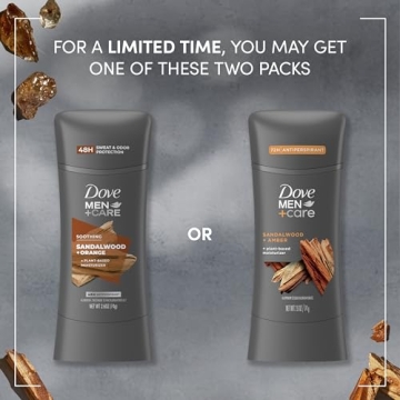 Dove Men+Care Antiperspirant Stick Sandalwood Amber 72H Protection
