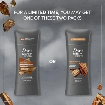 Dove Men+Care Antiperspirant Stick Sandalwood Amber 72H Protection
