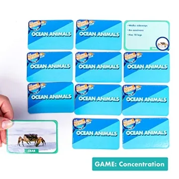Young Scientists Ocean Animal Card Game for Kids Fun