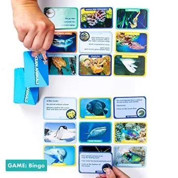 Young Scientists Ocean Animal Card Game for Kids Fun