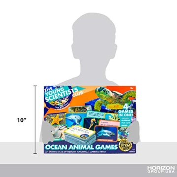 Young Scientists Ocean Animal Card Game for Kids Fun