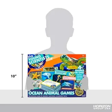 Young Scientists Ocean Animal Card Game for Kids Fun