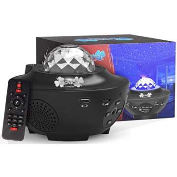 LED Planetarium Star Projector Night Light with Ocean Wave and Starlight Modes — Projector with Sp...