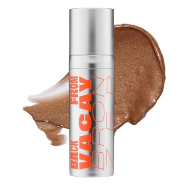 GOOD WEIRD Back From Vacay Bronzer - Vegan Liquid Face Bronzer Gel Cream for Men and Women | Natural...